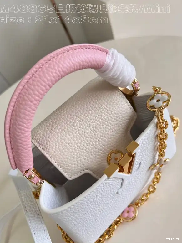 VUITTON CAPUCINES MINI-21*14*8CM LOUIS 0506